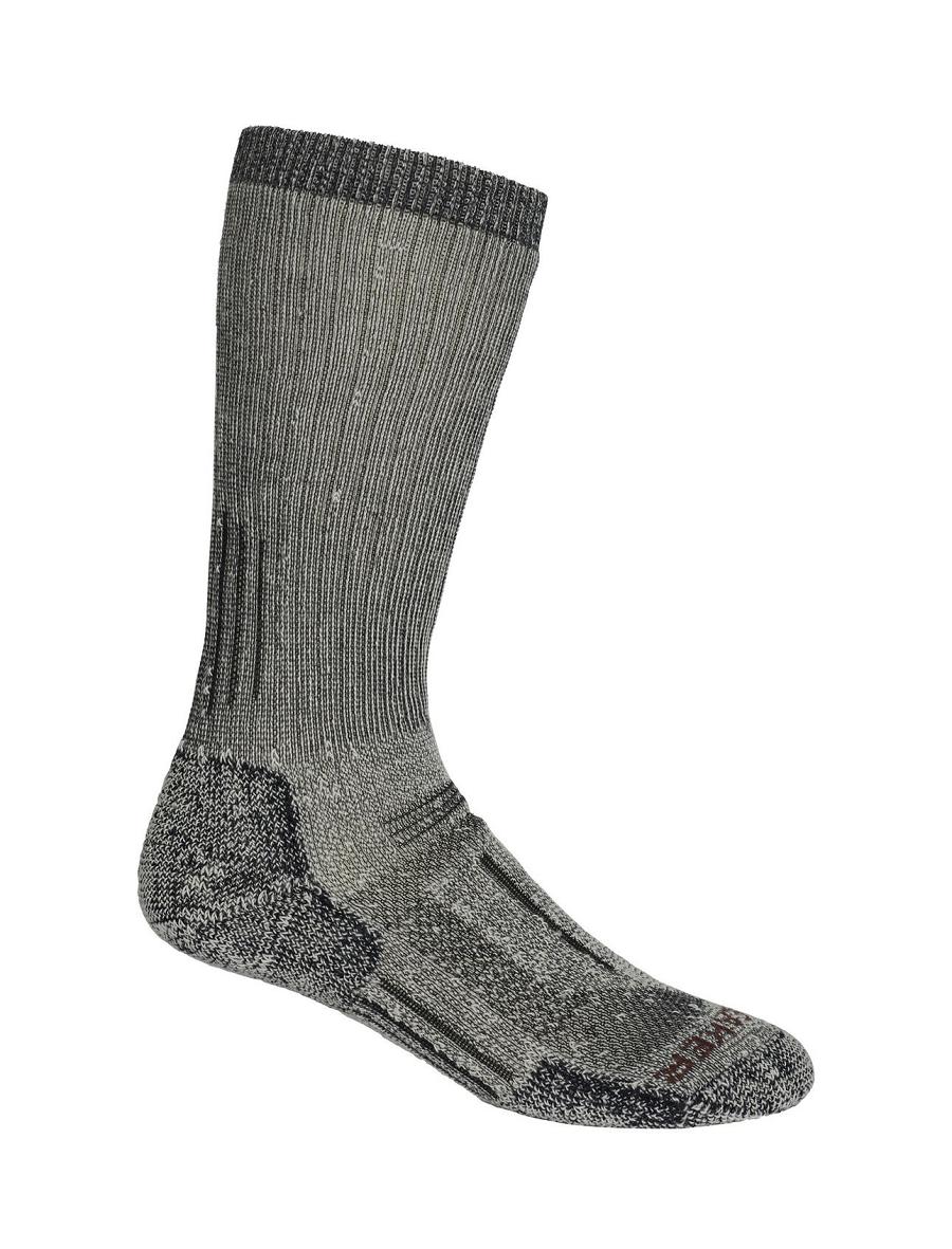 Icebreaker Merino Mountaineer Mid Calf Férfi Zokni Szürke | HU 1037LISH